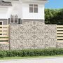 Voir la diapositive 1 : VIDAXL Paniers a gabions arques 25 pcs 300x50x180/200 cm fer galvanise