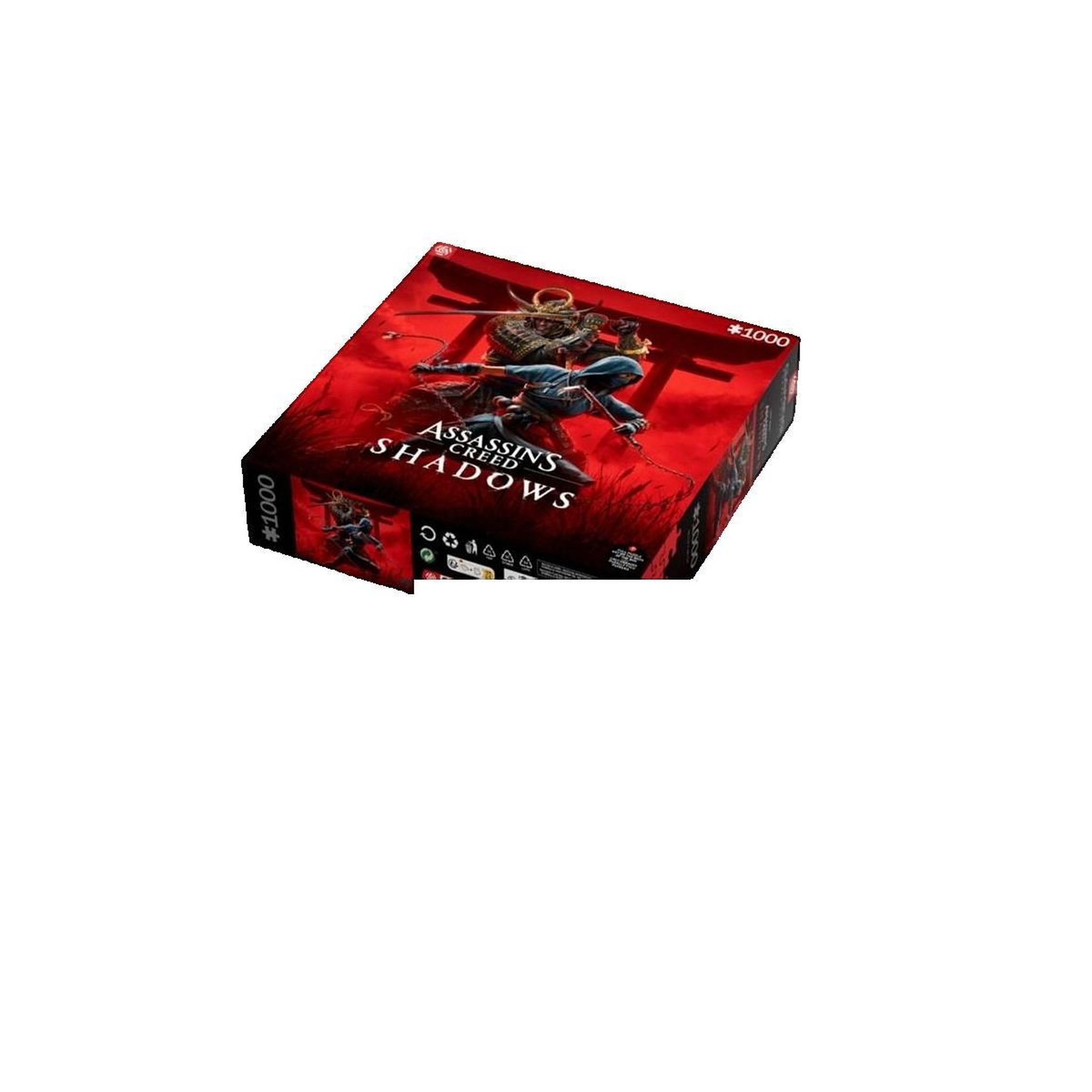 Voir la diapositive 3 : Just for games Puzzle 1000 pièces Assassin’s Creed Shadows Naoe & Yasuke – Puzzle adulte panorama – Haute qualité