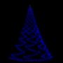 Voir la diapositive 2 : VIDAXL Arbre mural avec crochet metallique 260 LED bleu 3 m Int/Ext