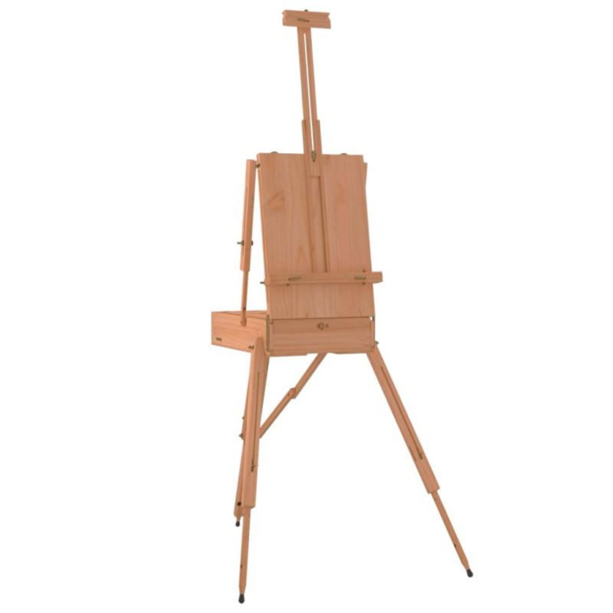 VIDAXL Chevalet 81x121x173 cm bois de hêtre massif