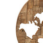 Voir la diapositive 2 : Paris Prix Décoration Murale en Bois  Carte du Monde  100cm Naturel
