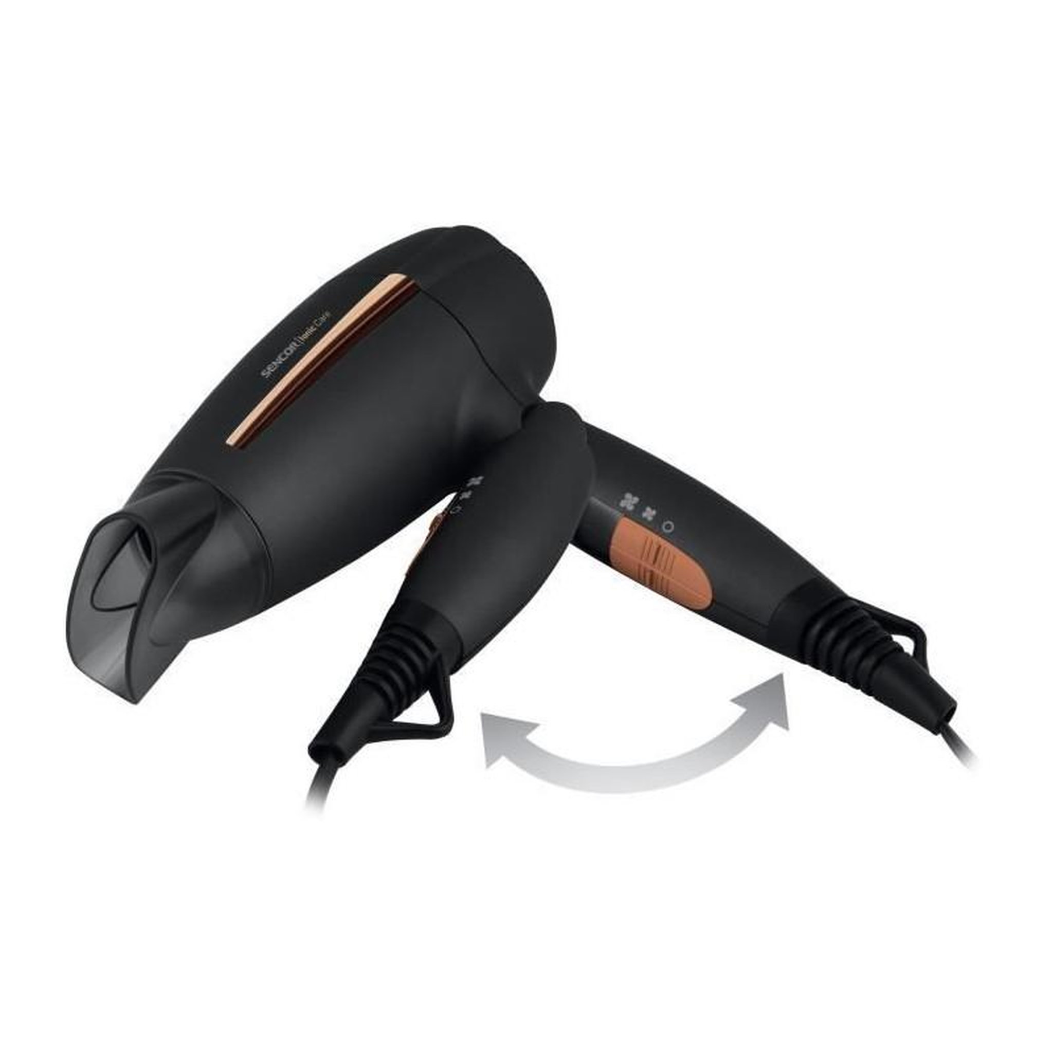 Voir la diapositive 2 : SENCO Seche-cheveux - SENCOR - SHD 7100BK - 2000 W - 2 vitesses - Noir