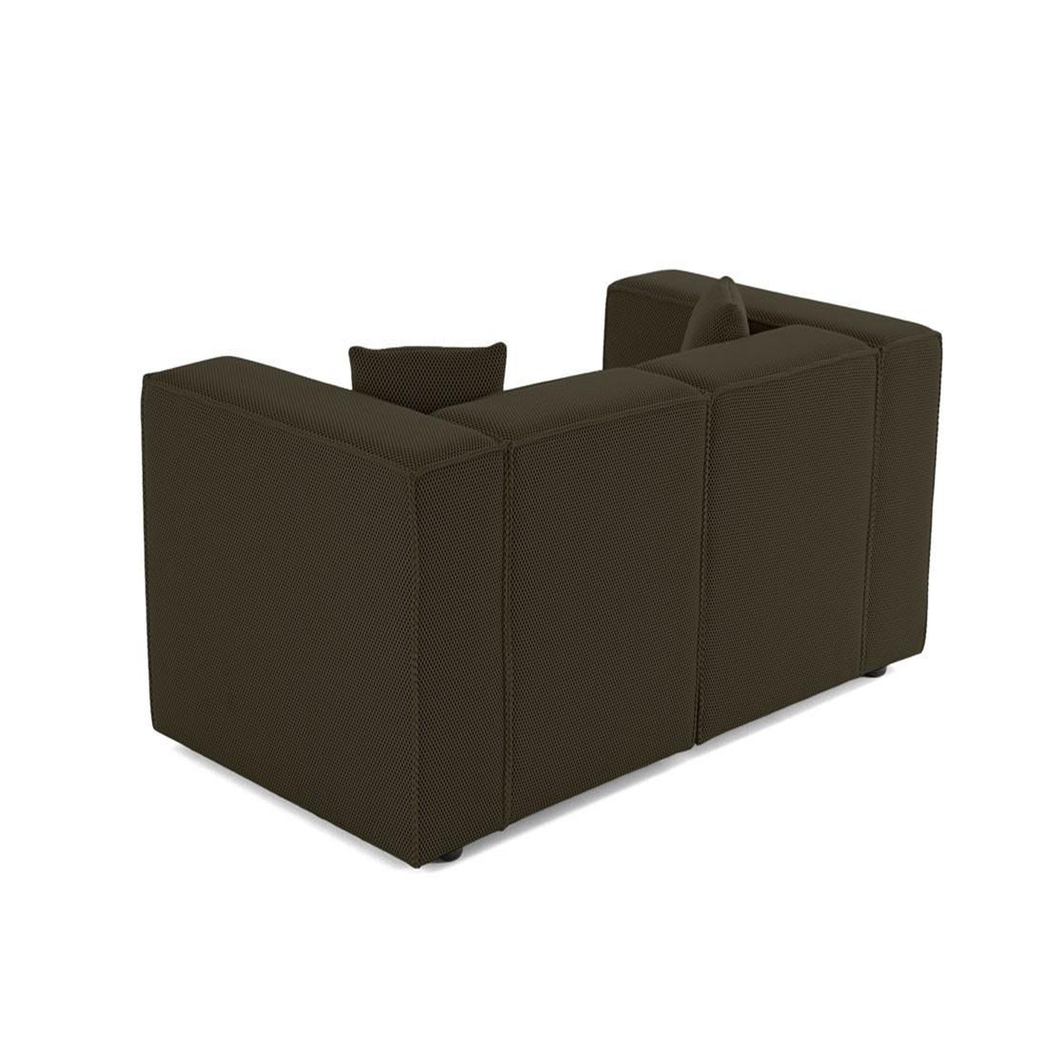 Voir la diapositive 5 : LISA DESIGN Arty - canapé modulable 2 places - en tissu mailles 3d