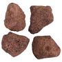 Voir la diapositive 4 : VIDAXL Roches volcaniques 25 kg rouge 10 30 cm