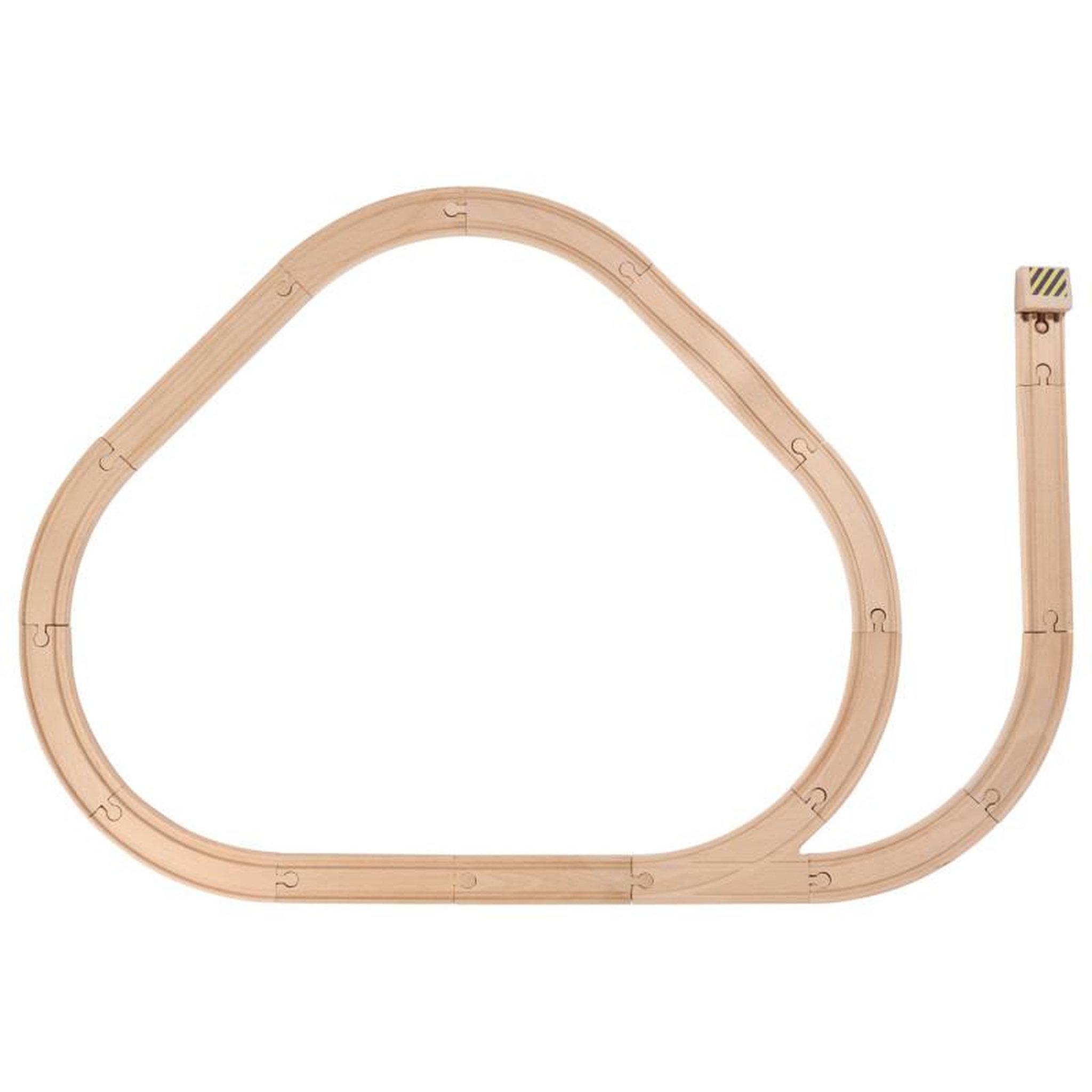 Voir la diapositive 3 : Eichhorn Eichhorn Train Track with Bridge Playset, 55dlg. 100006205
