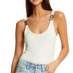 MORGAN Débardeur  Femme Morgan Dimli. Coloris disponibles : Blanc