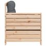Voir la diapositive 5 : VIDAXL Canape de jardin accoudoir avec coussin bois massif de pin