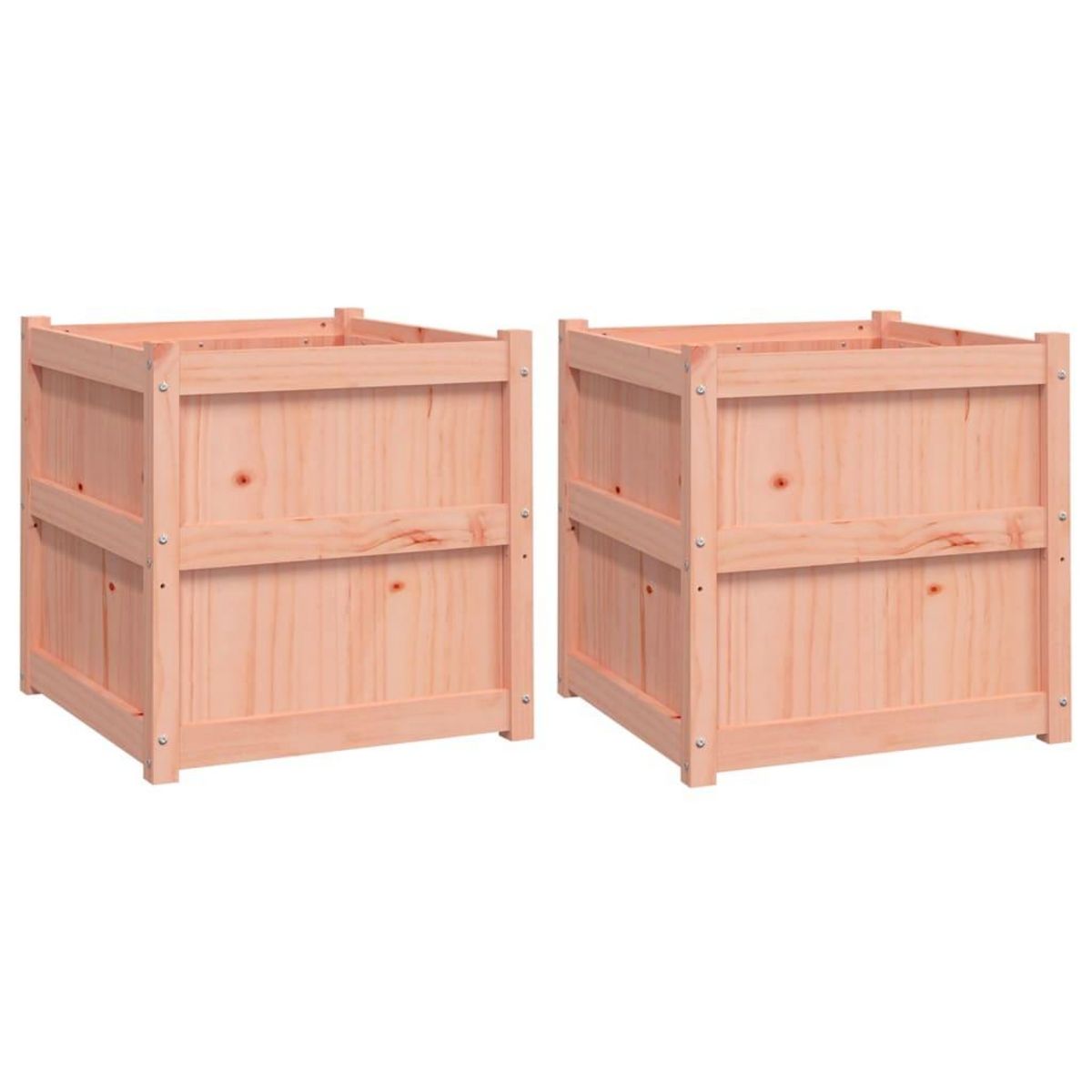 VIDAXL Jardinieres 2 pcs bois massif douglas