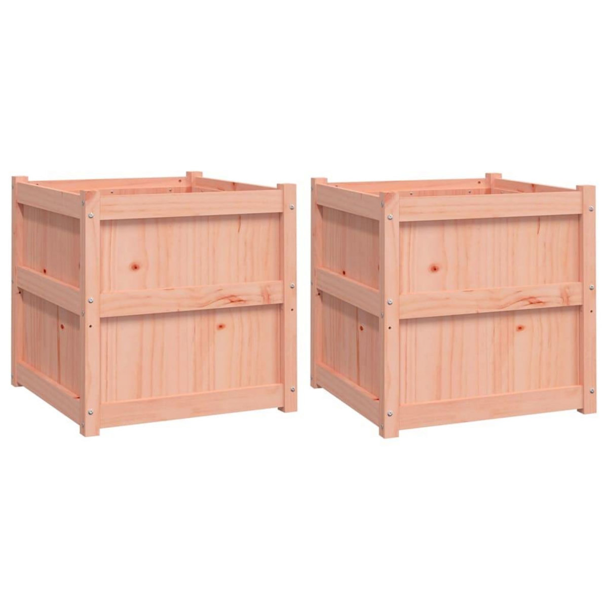VIDAXL Jardinieres 2 pcs bois massif douglas