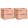 Voir la diapositive 2 : VIDAXL Jardinieres 2 pcs bois massif douglas
