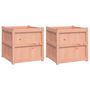 Voir la diapositive 2 : VIDAXL Jardinieres 2 pcs bois massif douglas