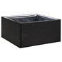 Voir la diapositive 2 : VIDAXL Jardiniere Noir 80x80x40 cm Resine tressee