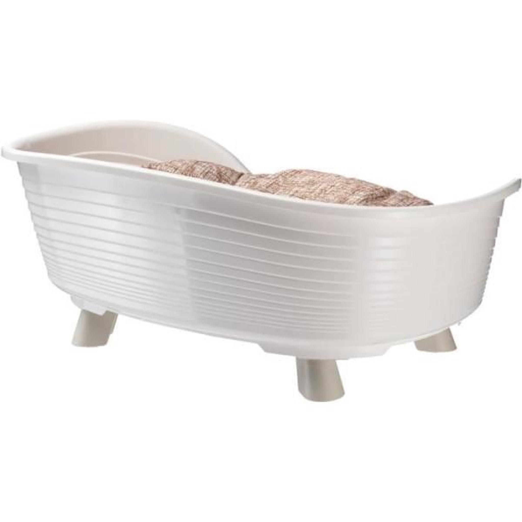 Voir la diapositive 4 : Ferplast Corbeille - FERPLAST - THRONE 6 - Avec coussin relax - Blanc