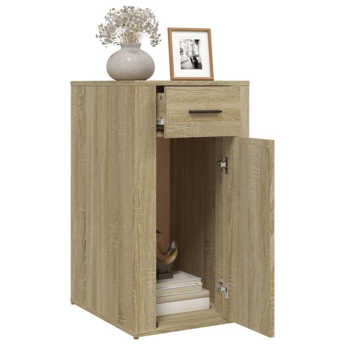 VIDAXL Armoire de bureau Chene sonoma 40x49x75 cm Bois d'ingenierie