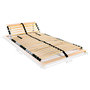 Voir la diapositive 6 : VIDAXL Sommiers a lattes sans matelas 2 pcs avec 28 lattes 80x200 cm