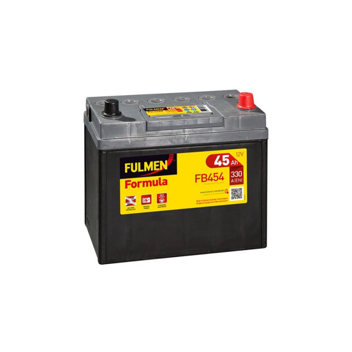 FULMEN Batterie FULMEN Formula FB454 12v 45AH 330A
