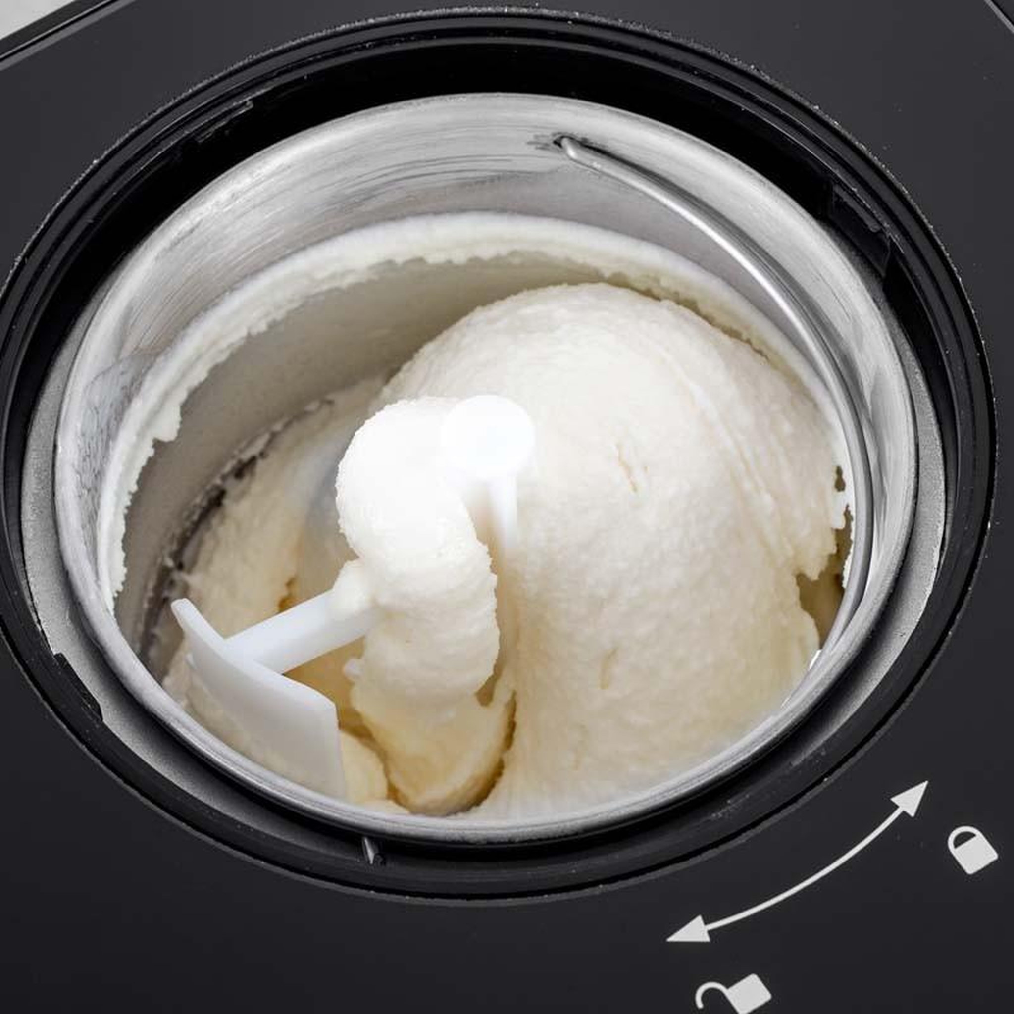 Voir la diapositive 4 : KITCHENCOOK Sorbetière - turbine à glace avec livre de recettes glida x kitchencook