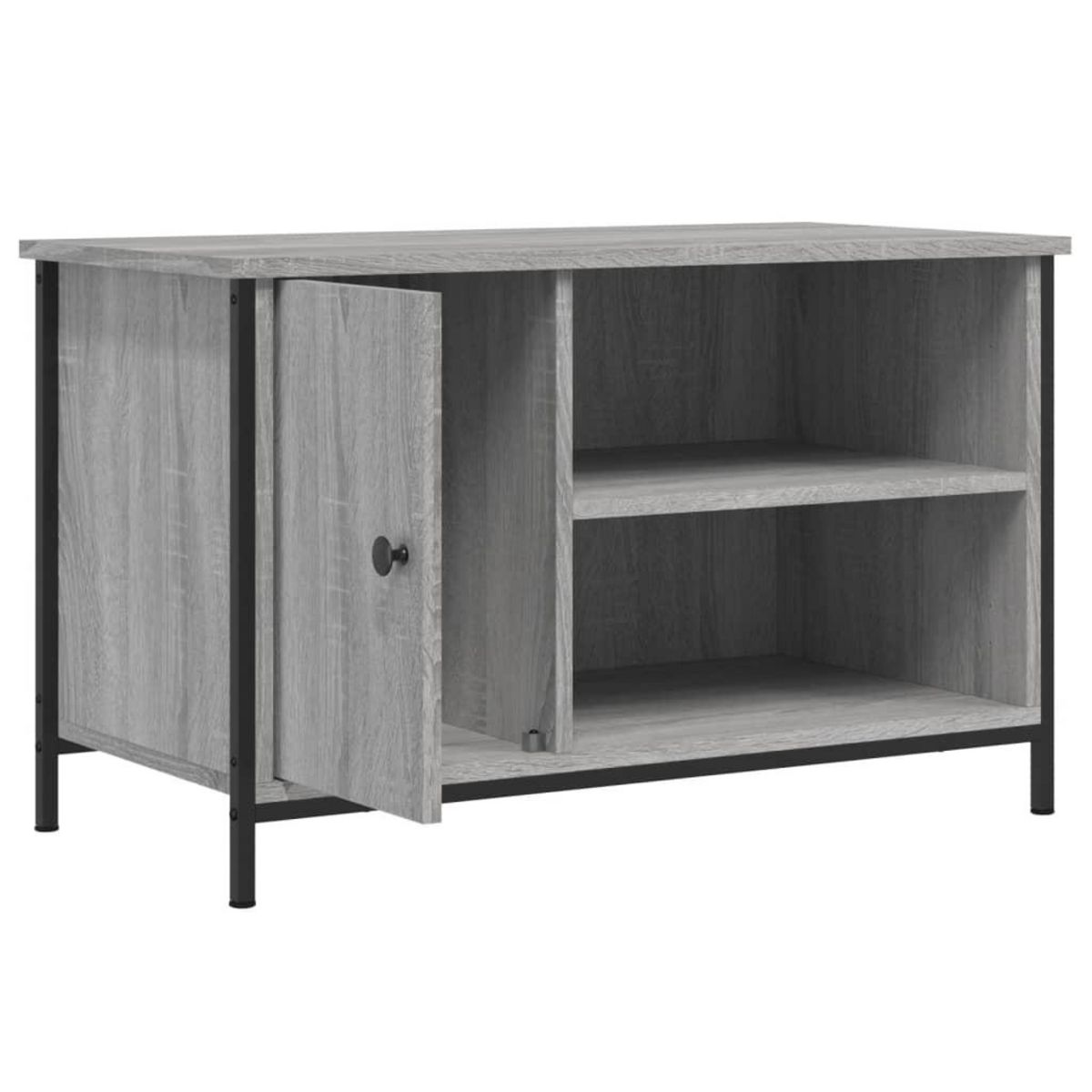 VIDAXL Meuble TV Sonoma gris 80x40x50 cm Bois d'ingenierie