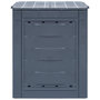 Voir la diapositive 3 : VIDAXL Bac a compost de jardin Gris 60x60x73 cm 260 L