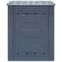 Voir la diapositive 3 : VIDAXL Bac a compost de jardin Gris 60x60x73 cm 260 L