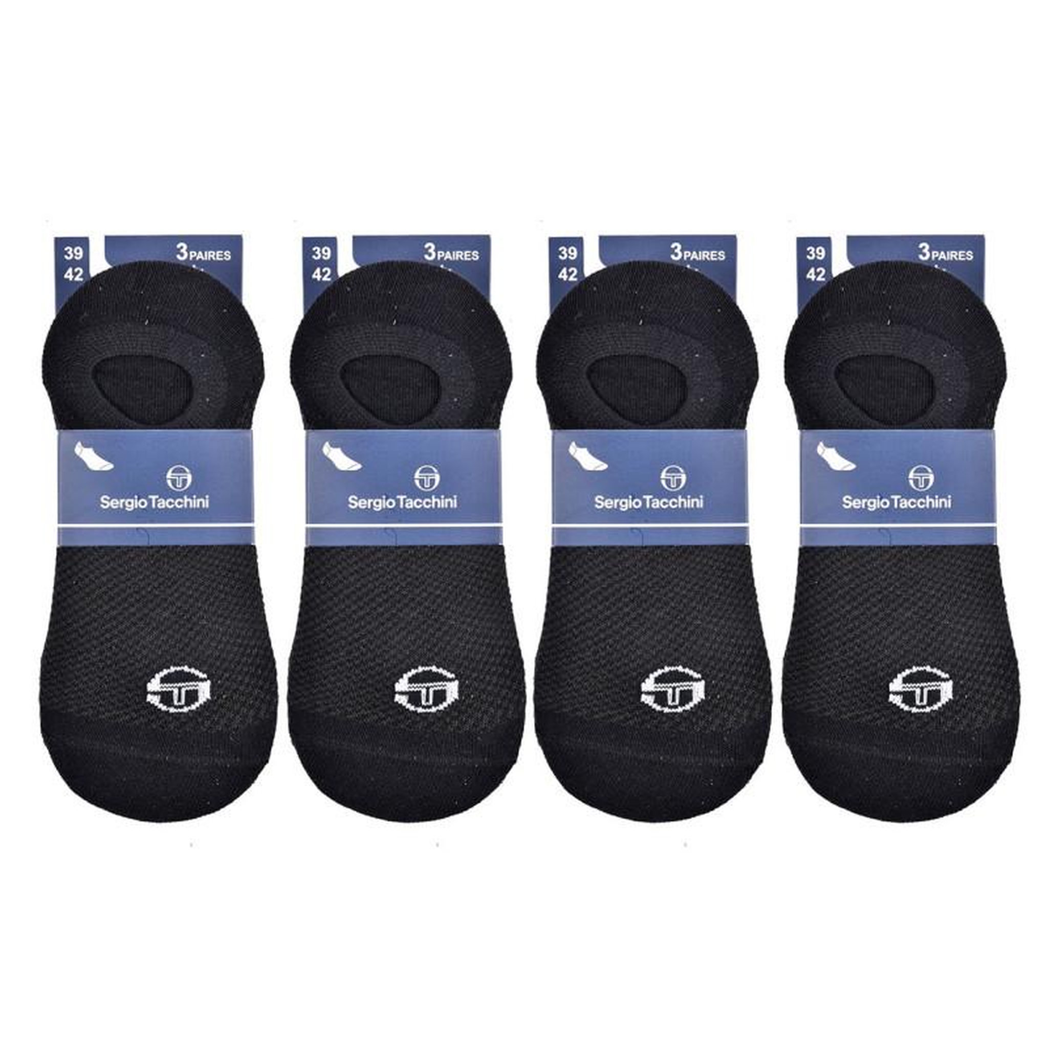 Voir la diapositive 3 : SERGIO TACCHINI Chaussettes Homme FOOTIES SERGIO TACCHINI