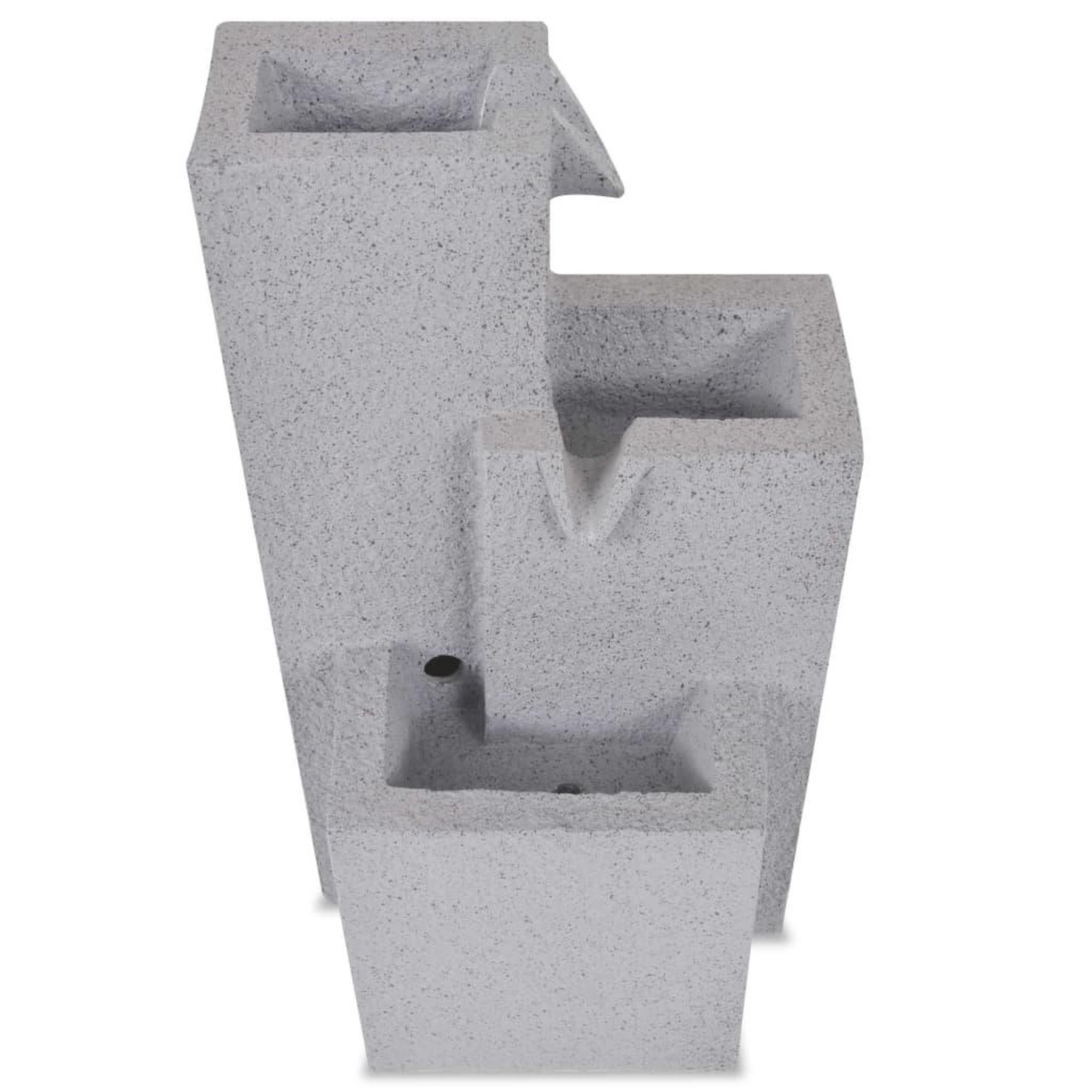 Voir la diapositive 4 : VIDAXL Fontaine d'interieur avec lampe LED Polyresine