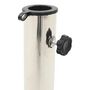 Voir la diapositive 2 : VIDAXL Socle de parasol Granite 20 kg Rond Noir