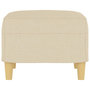 Voir la diapositive 4 : VIDAXL Repose-pied Creme 60x50x41 cm Tissu