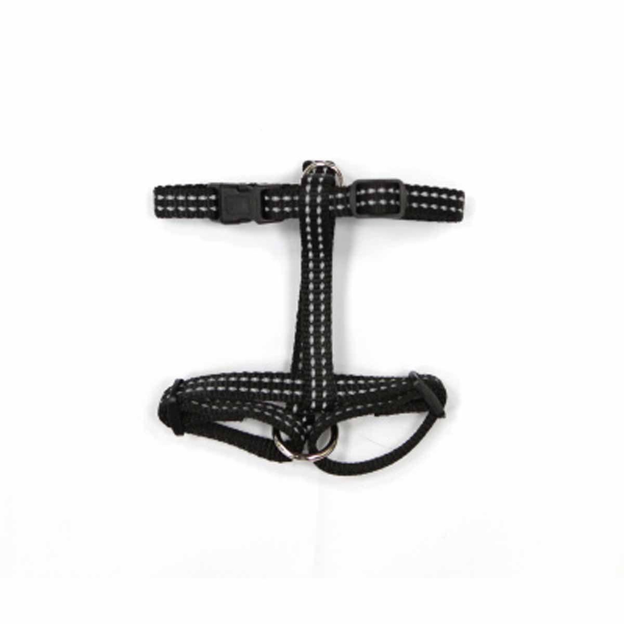 HOMEA Harnais pour chien  coutures réfléchissantes  35cm noir