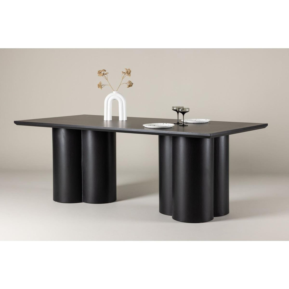 Paris Prix Table à Manger Design  Olivia  210cm Noir