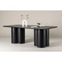 Voir la diapositive 6 : Paris Prix Table à Manger Design  Olivia  210cm Noir