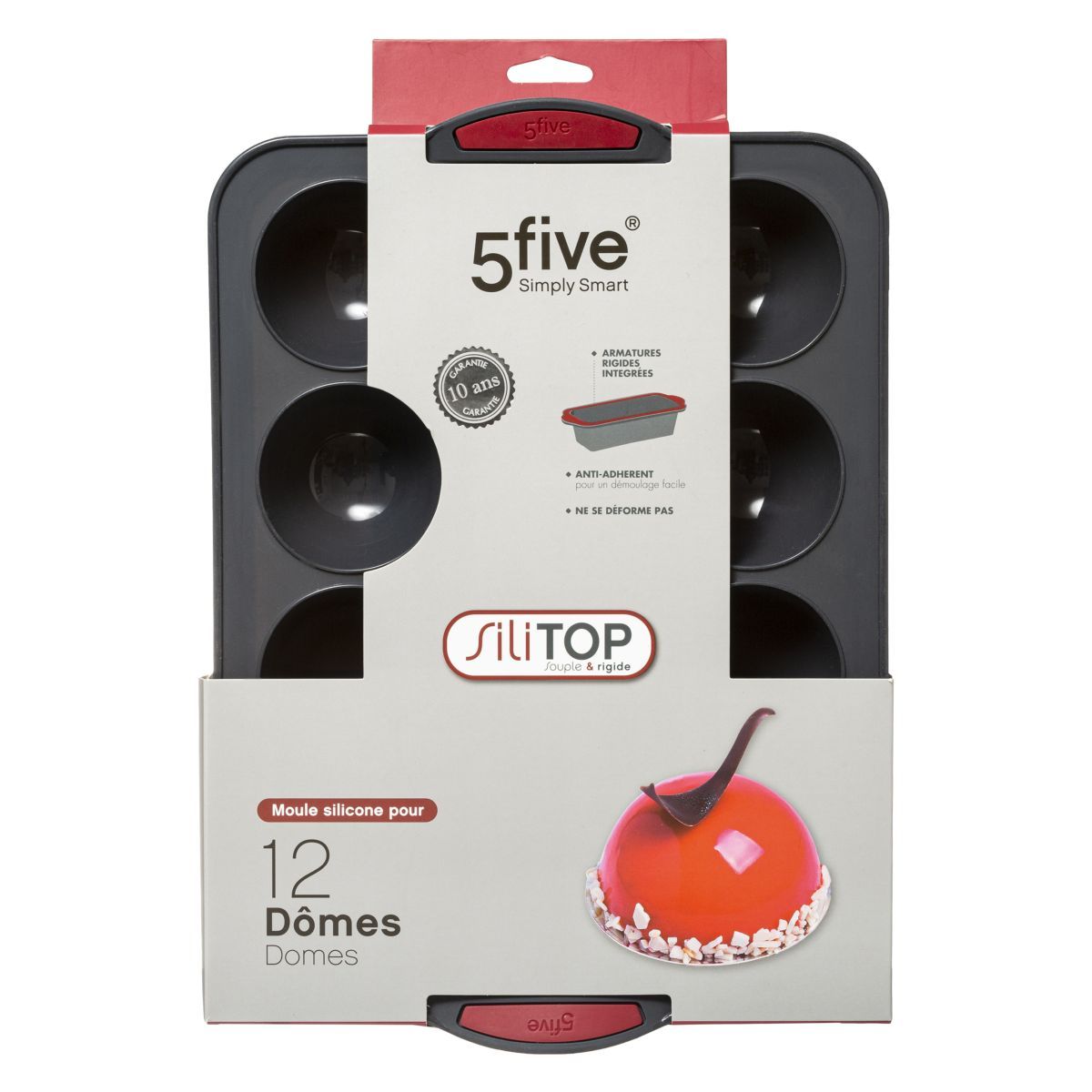 Moule 12 dômes en silicone