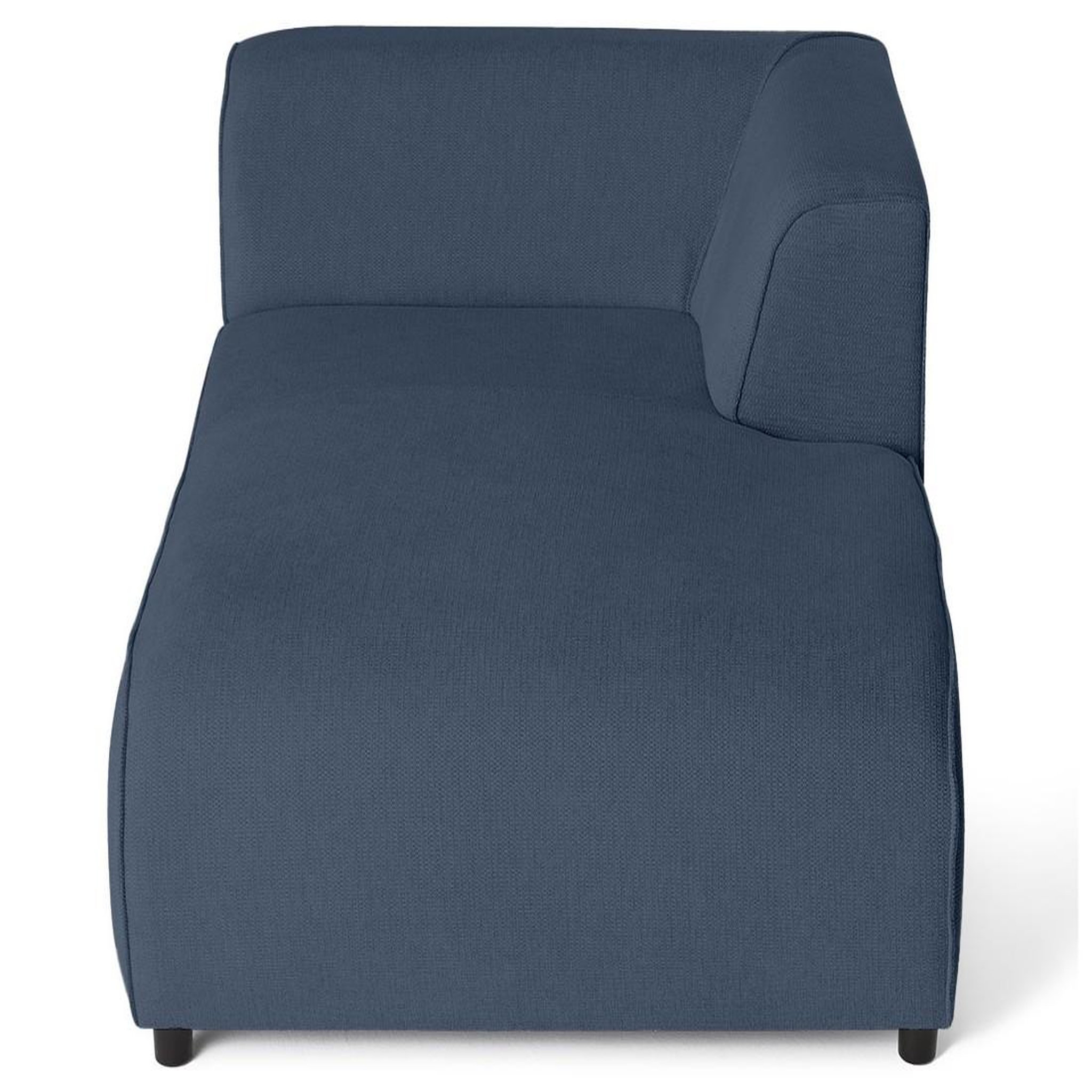 Voir la diapositive 3 : LISA DESIGN Suaro - module d'assise méridienne droit en tissu texturé