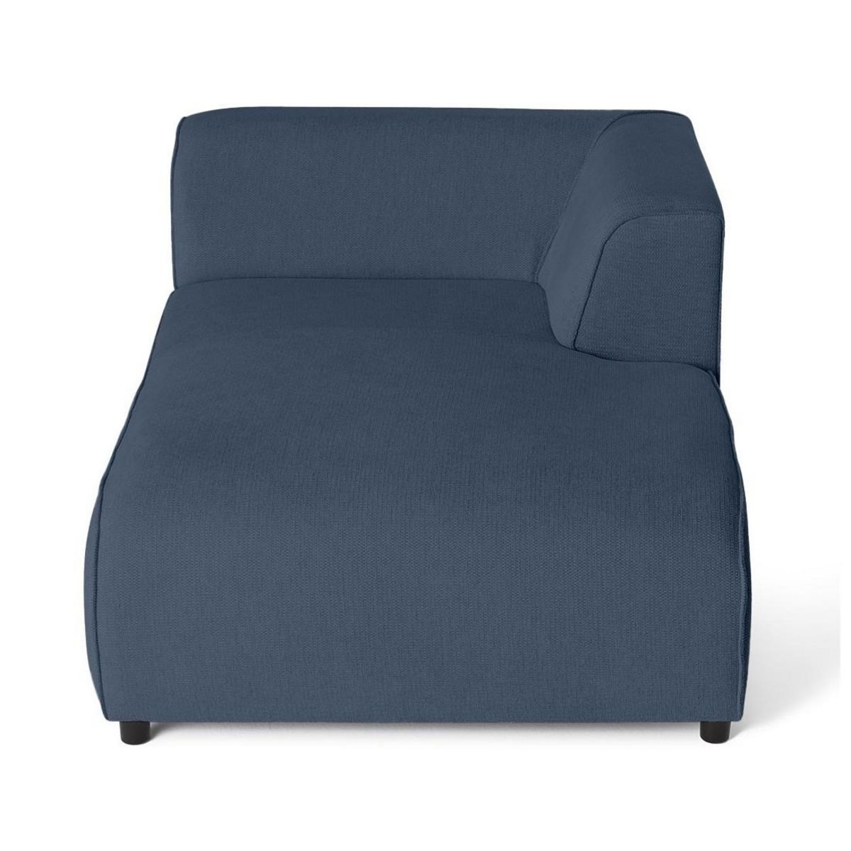 LISA DESIGN Suaro - module d'assise méridienne droit en tissu texturé