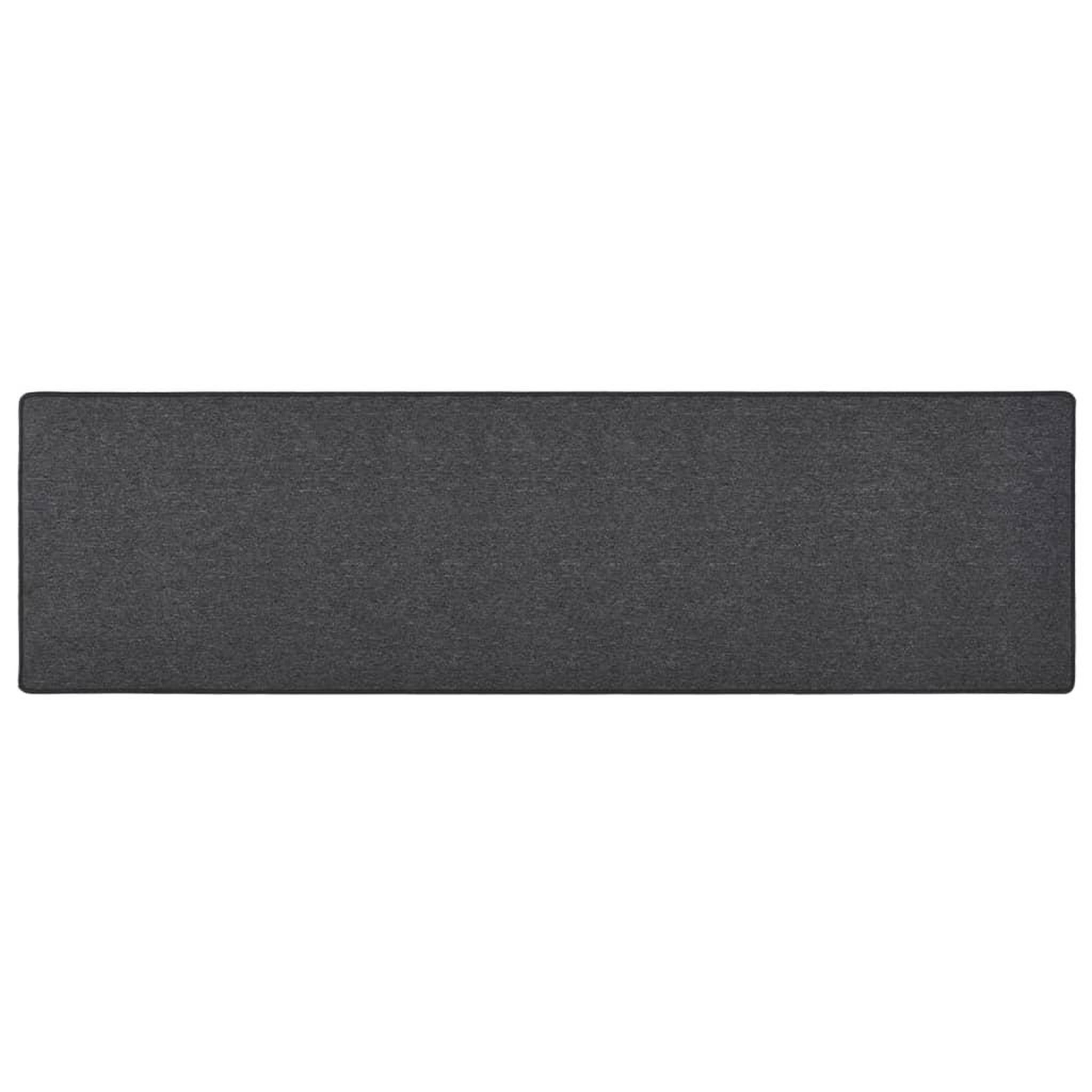 VIDAXL Tapis de couloir Anthracite 80x300 cm