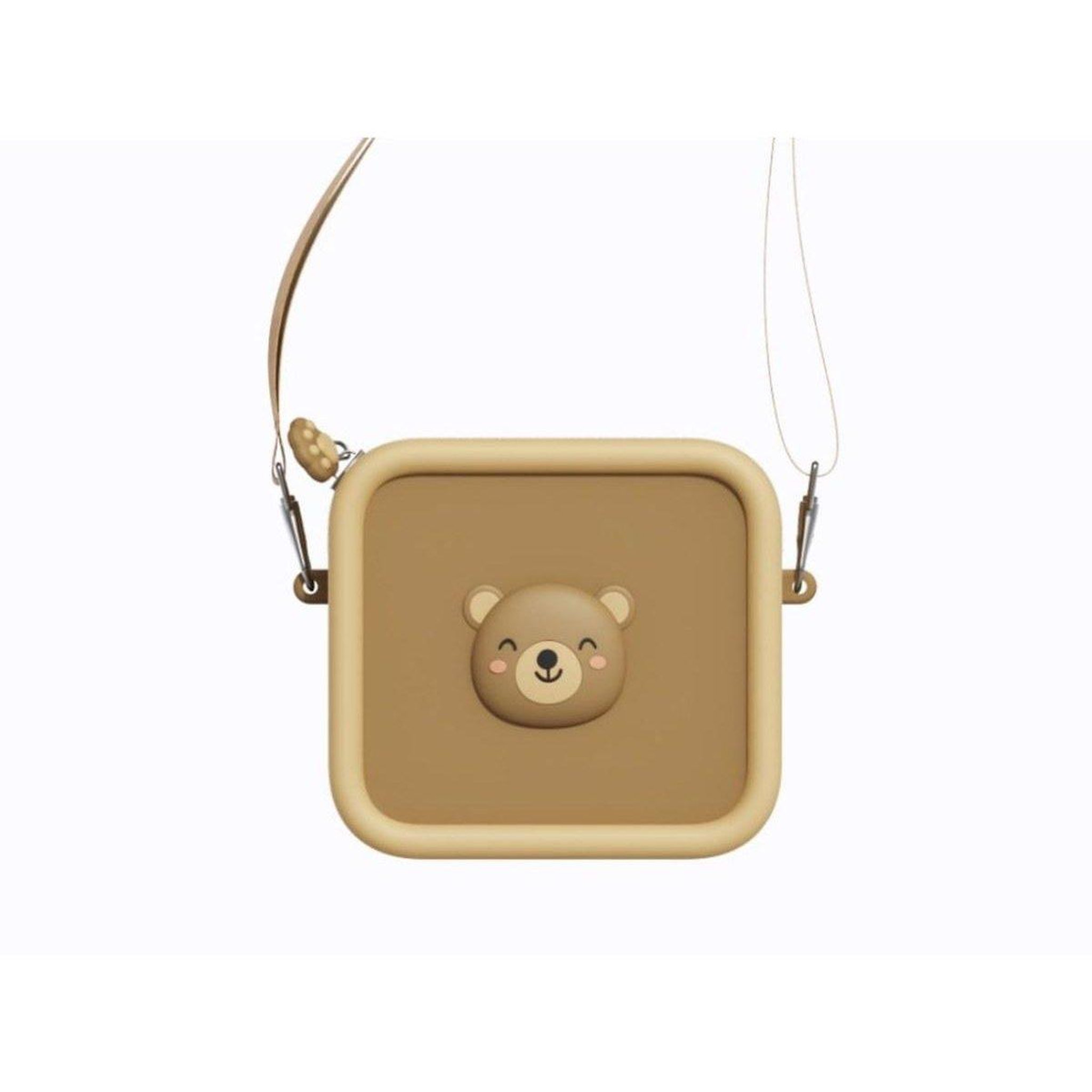 ELIS DESIGN Housse en silicone pour appareil photo Ourson - marron