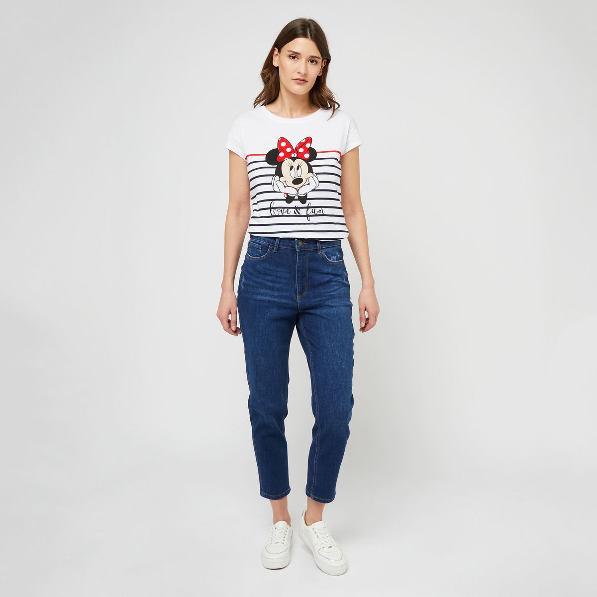 INEXTENSO Jean bleu femme