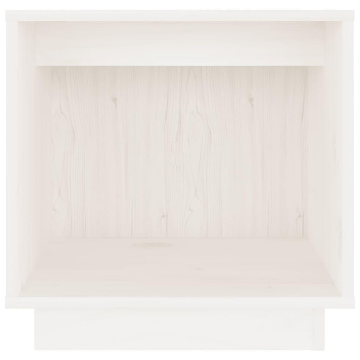 VIDAXL Tables de chevet 2 pcs Blanc 40x30x40 cm Bois de pin solide