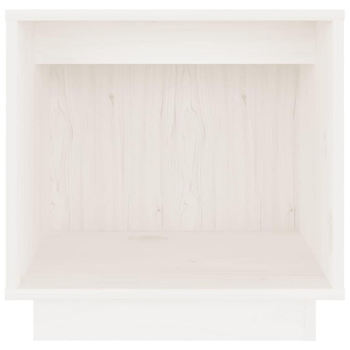 VIDAXL Tables de chevet 2 pcs Blanc 40x30x40 cm Bois de pin solide