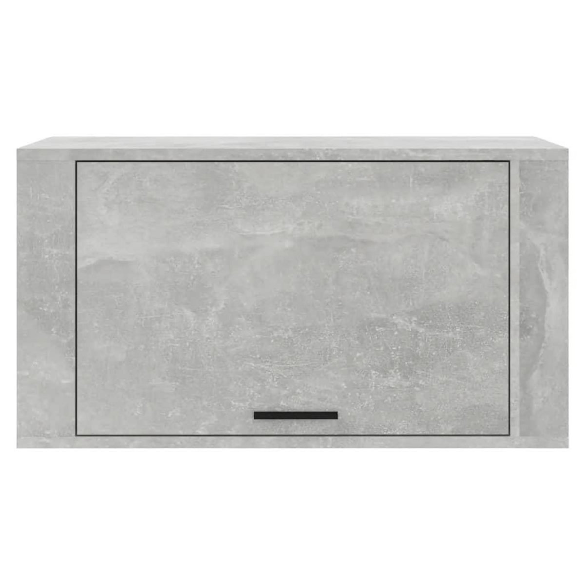 VIDAXL Armoire a chaussures murale Gris beton 70x35x38 cm