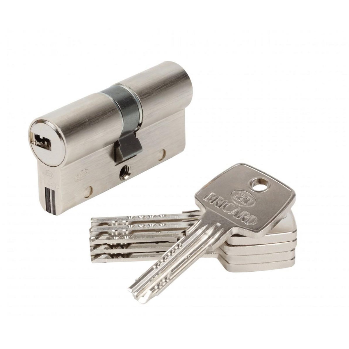 CENTRALE BRICO Cylindre de serrure BRICARD trial s débrayable L.30 + 30 mm