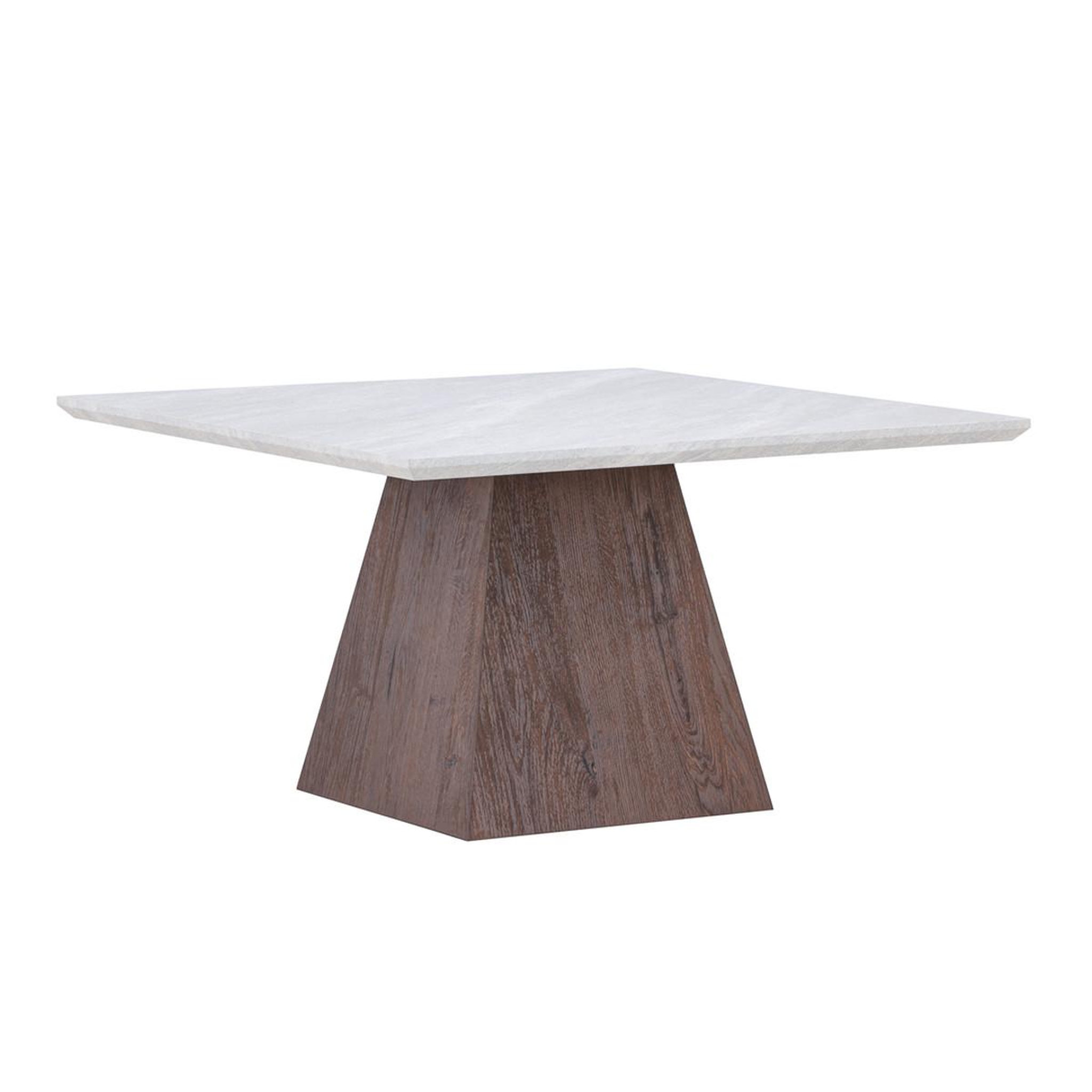 Paris Prix Table basse effet marbre  cael  80cm gris & marron