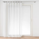 Paris Prix Rideau Voilage à Œillets  Davina  140x240cm Blanc