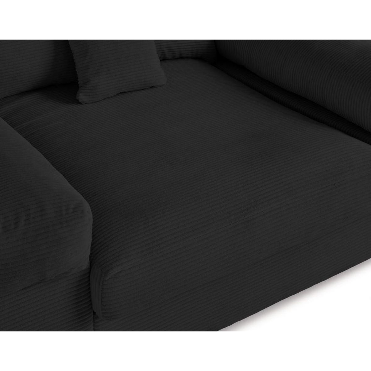 LISA DESIGN Aspen - fauteuil xl - assise profonde - velours côtelé