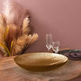 Voir la diapositive 3 : The Home Deco Factory Saladier en verre MIRAGE - Or