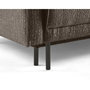 Voir la diapositive 5 : LISA DESIGN Charlie - canapé d'angle réversible 4 places - convertible avec coffre - en tissu velours relief