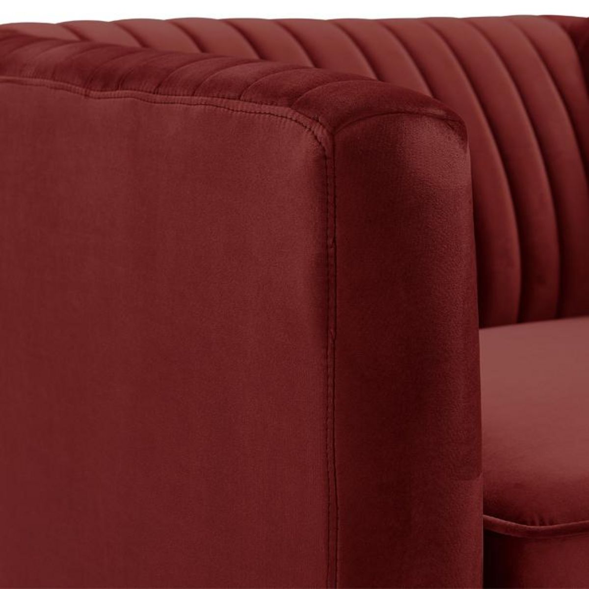 Rendez vous déco Fauteuil en velours vert foncé - Gatsby