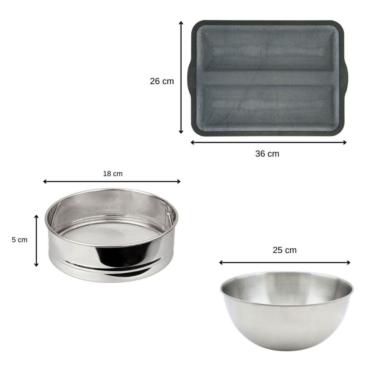 ZENKER Ensemble 3 ustensiles spécial baguette Zenker x Fackelmann