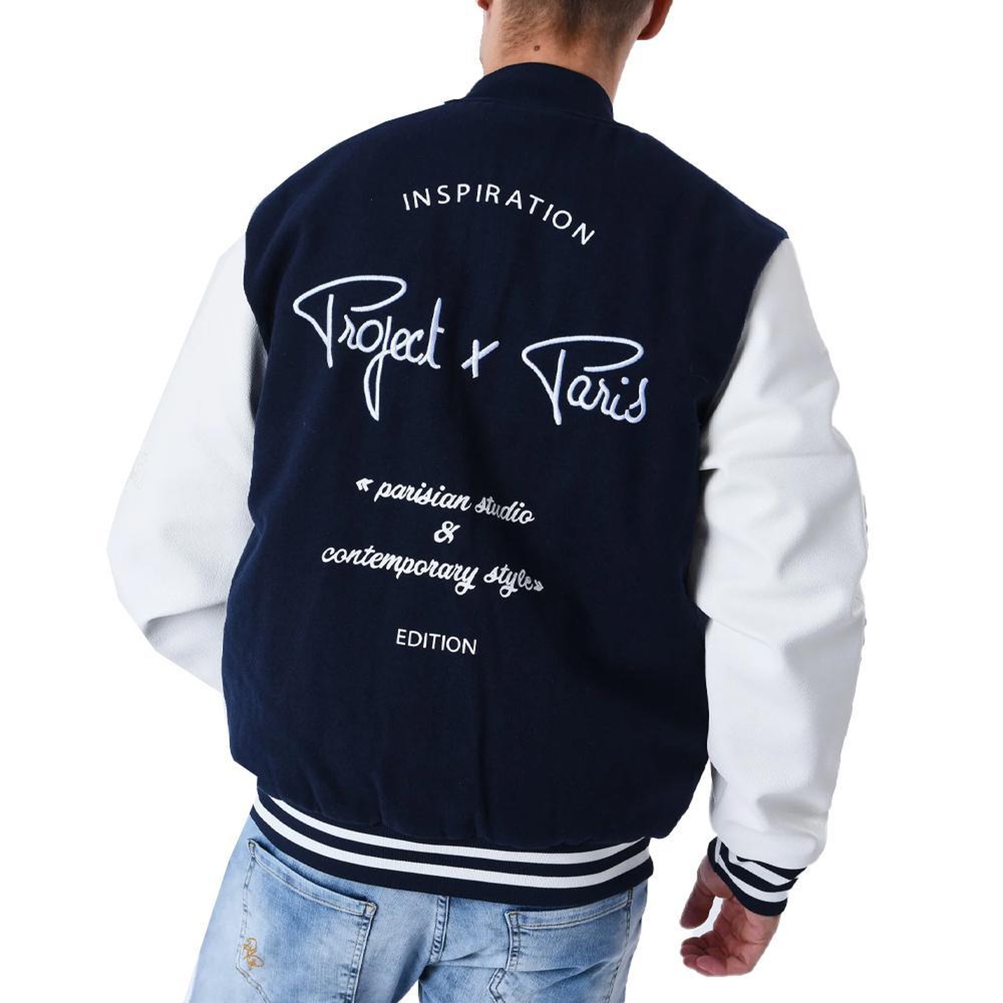 Voir la diapositive 3 : Project X Veste blanche/marine homme project x paris 2230109