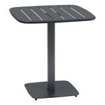 HESPERIDE Table de jardin carrée 2 places ALEGORIA. Coloris disponibles : Beige, Marron, Gris, Vert, Orange